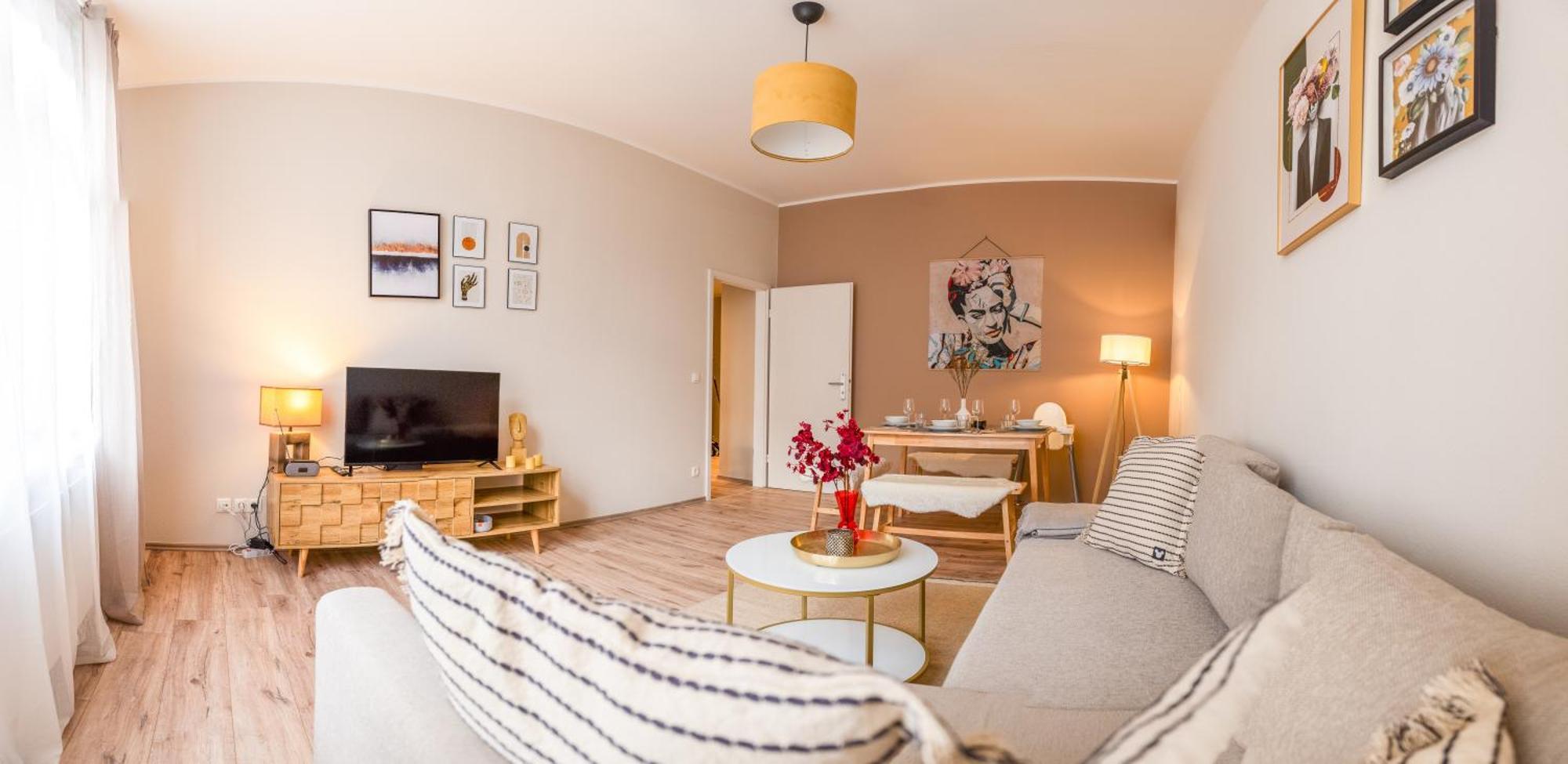 Apartment Herzraum Appartement,kostenfreier Parkplatz,innenstadt Babybett,familie U Buisness,gratis Kaffee Und Tee Bautzen